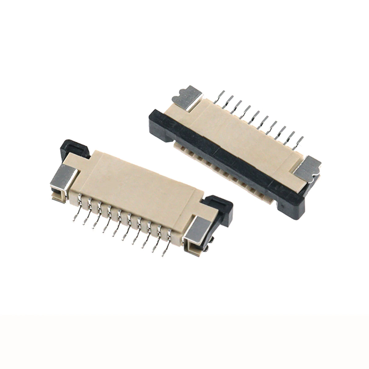 5pcs 1.0mm Pitch FPC Flat Flexible Cable FFC Connector 4P 5 6 7 8 9 10 12 14 16 20 22 24 26 28 30P 32 34 36 40P Top Contact SMT