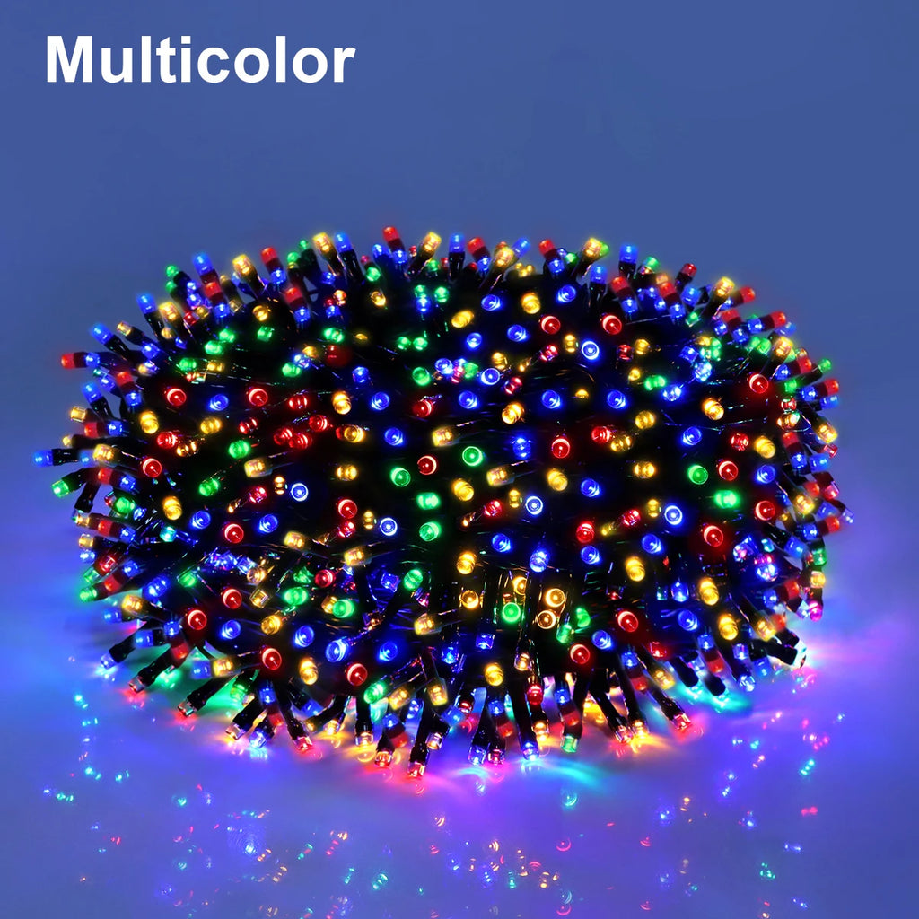 Holiday 24V LED Christmas Lights Fairy Garland String Light 10M-50M 100M Waterproof For Outdoor Garden Home New Year Party Decor