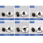 5/10sets GX12 16 20 Flange mounting 3-hole fixing aviation connector plug&socket 2/3/4/5/6/7/8/9/10/12/14pin circular connectors