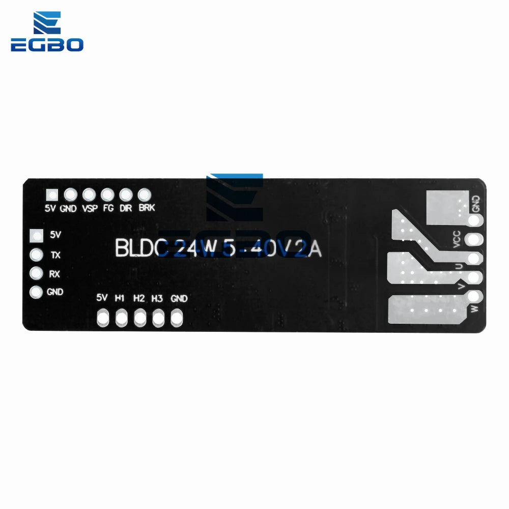 24W BLDC Motor Driver Module 5V-40V 2A Three-Phase PWM with Hall Sensor and Inductive Control