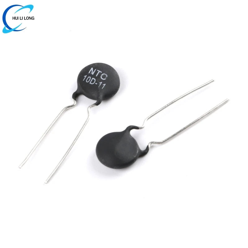 10/1pc NTC 10D NTC10D Thermistor 10D-5 10D-7 10D-9 10D-11 10D-13 10D-15 10D-20 Negative Temperature Coefficient Thermal Resistor