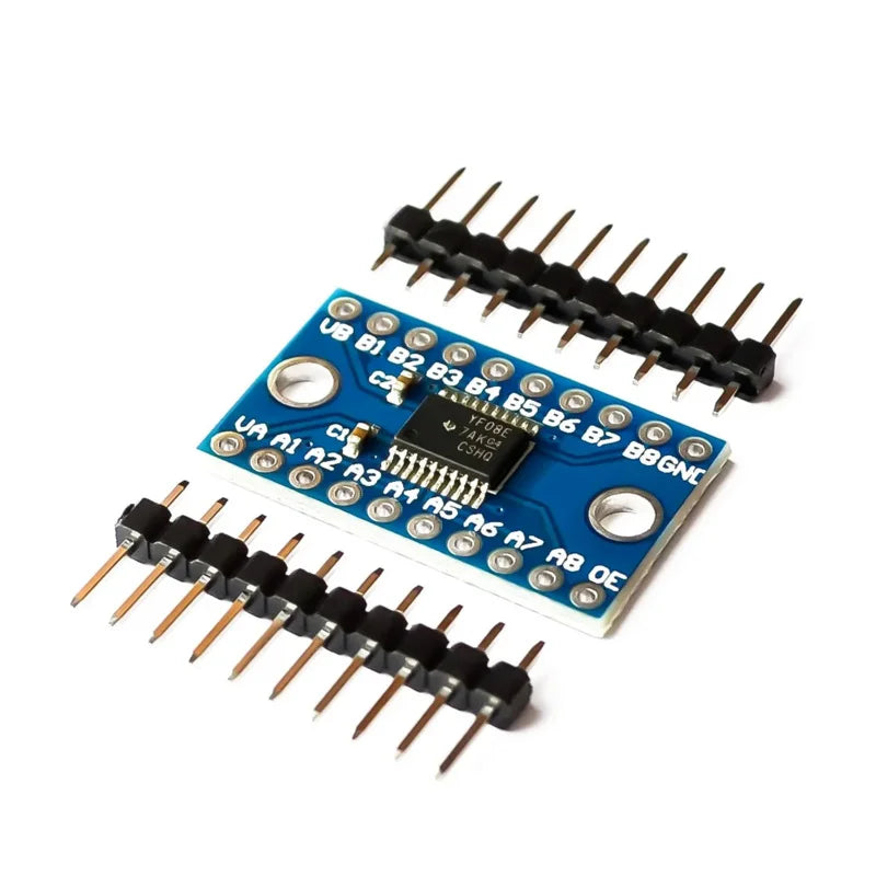 1-100pcs 3.3V 5V TXS0108E 8 Channel Logic Level Converter TTL Bi-directional Mutual Convert