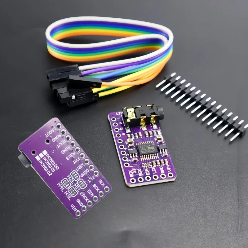 PCM5102A Interface I2S DAC Decoder GY-PCM5102 I2S Player Module for Raspberry Pi PHAT Format Board Digital PCM5102 Audio Board