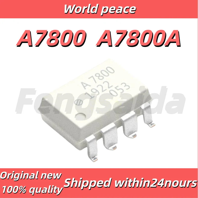 5PCS/100% Brand new original SMD optocoupler A7800 HCPL-7800 SOP-8 / SMD A7800A HCPL-7800A