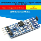 1PCS LM393 3144 Hall Sensor Module Hall Effect Sensor for Speed Measurement Counter Hall Effect Position Sensor