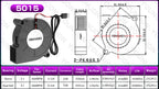 DC 5V USB 5015 7515 7530 Blower Cooling Fan Brushless Motor Case Fan Blower Fan Humidifier Fan Induction Cooker Fan