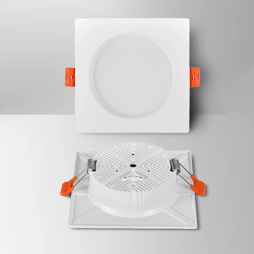 Square Embedded Downlight Dimmable Ceiling Tuya Bluetooth/Zigbee Matter Smart Lamp Lighting AC85V-260V Indoor Lighting