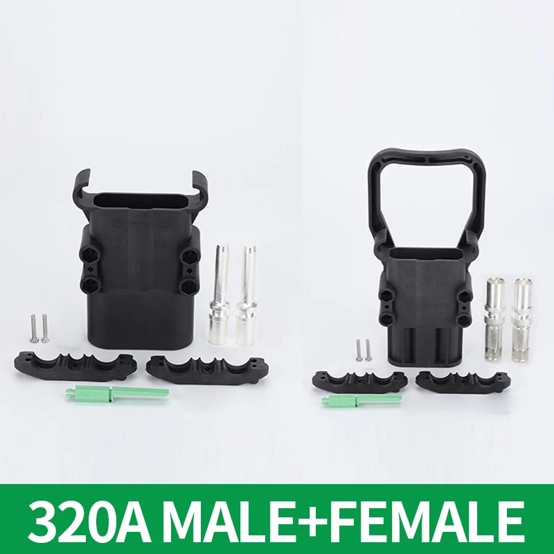 1/5/20Sets High Current REMA Type Forklift Male and Female Plug Battery Charging Connector 80A 160A 320A