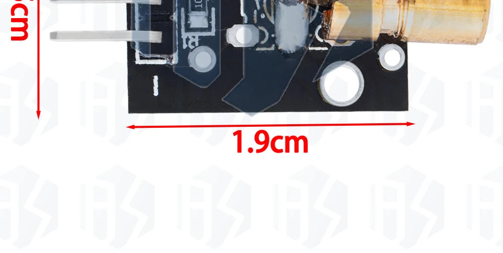 KY-008 650nm Laser Transmitter Module with Laser Sensor Module Non-Modulator Tube Laser Receiver Module Kit