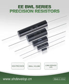 1Pcs Bwl-3W5W10W0.1% High Precision Resistor 0.005-10K Ohm Low Temperature Coefficient Wirewound Sampling Resistor