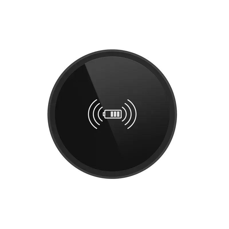 Embedded 15W Wireless Charger Fast Inductive Charging Base Desktop For iPhone 16 15 14 13 12 Samsung S24 S23 Huawei Xiaomi Phone