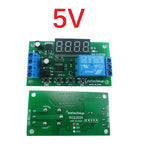 KC23C01 Timer Delay On/Off Relay Module DC 5V 12V 24V 1-Channel Multifunction Pulse Counter Switch Adjustable Relay Module