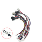 USB 2P/4P/5P/6P Connector Type-C Waterproof with PH 2.0 Nut Locking Plate Female Waterproof High Current Fast Charging Jack Port
