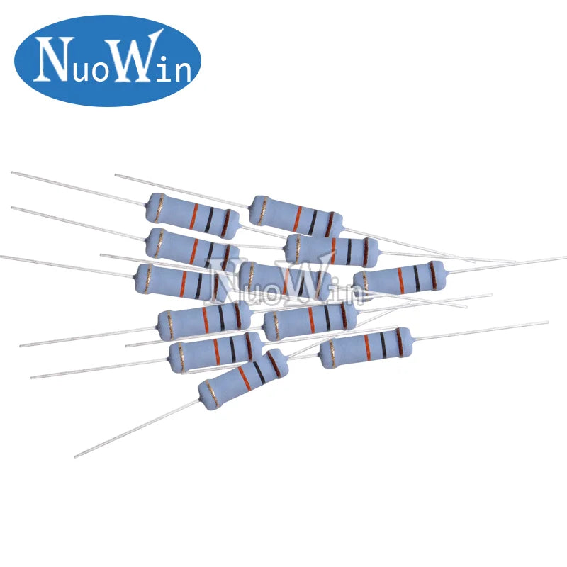 20pcs/Lot 2W Carbon Film Resistor 5% 0.1R-10M 0.22 10R 47R 100R 150R 220R 330R 560R 750R 1K 10K 33K 100K 220K 470K 820K Ohm