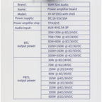 XY-AP3002 Pure Digital Power Amplifier Board TPA3255 Chip 600W Mono 300Wx2 Stereo HiFi Speaker pro Audio