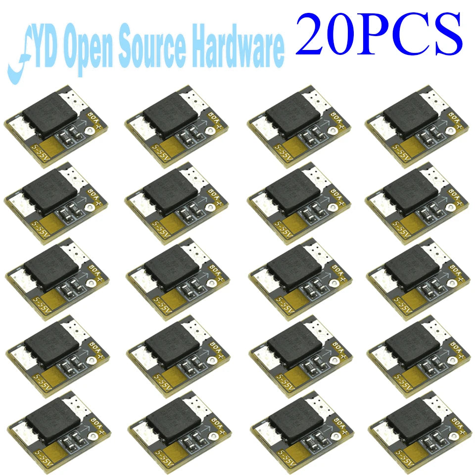 1-50PCS Mini High Power MOSFET PWM Switch Module 0-60V 35A Continuous 80A Surge for Motor LED Arduino Control