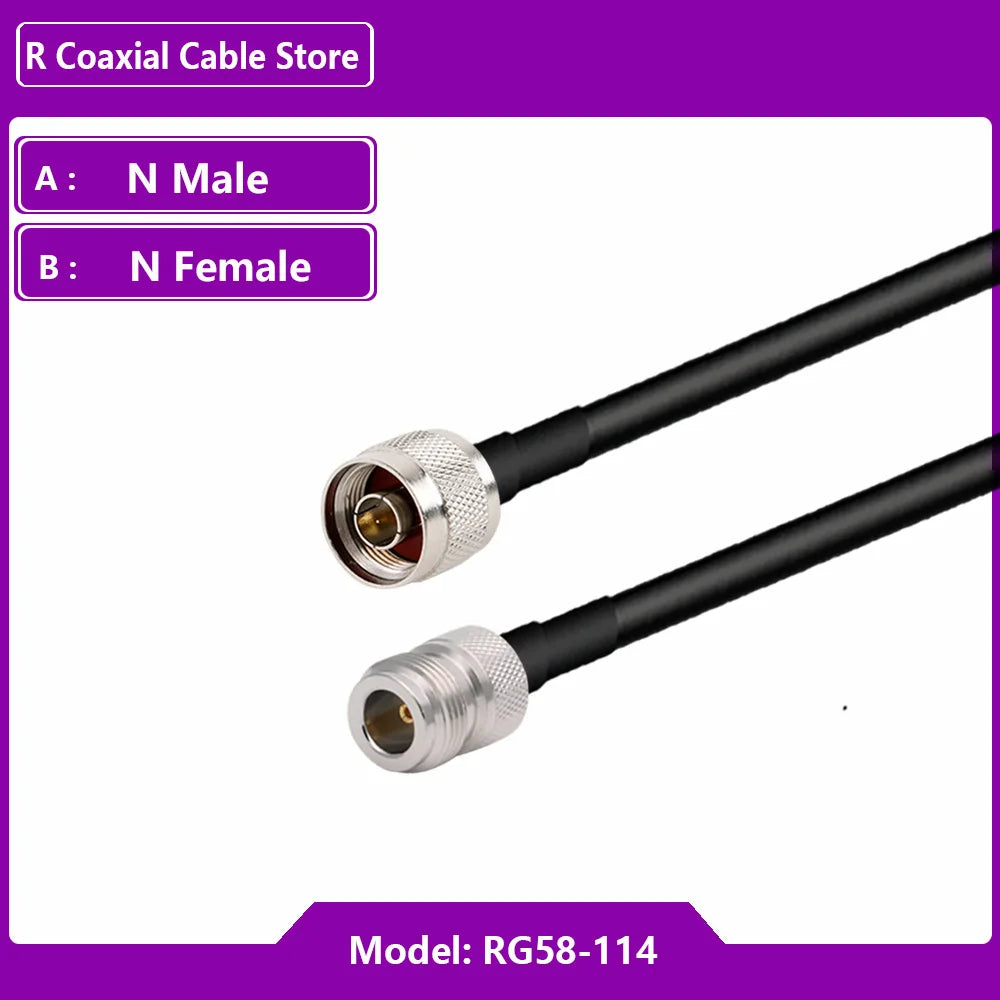 N Type To SMA RP SMA Male Female Connector Crimp for RG58 Cable Extension Jumper Pigtail L16 N To SMA Fast Delivery Brass RF