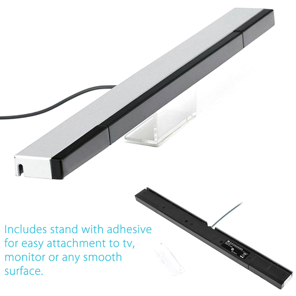 Plug & Play Wired Sensor Bar For Nintendo Wii & Wii U Controller Wired IR Infrared Ray Inductor Sensor Bar For Nintendo Game