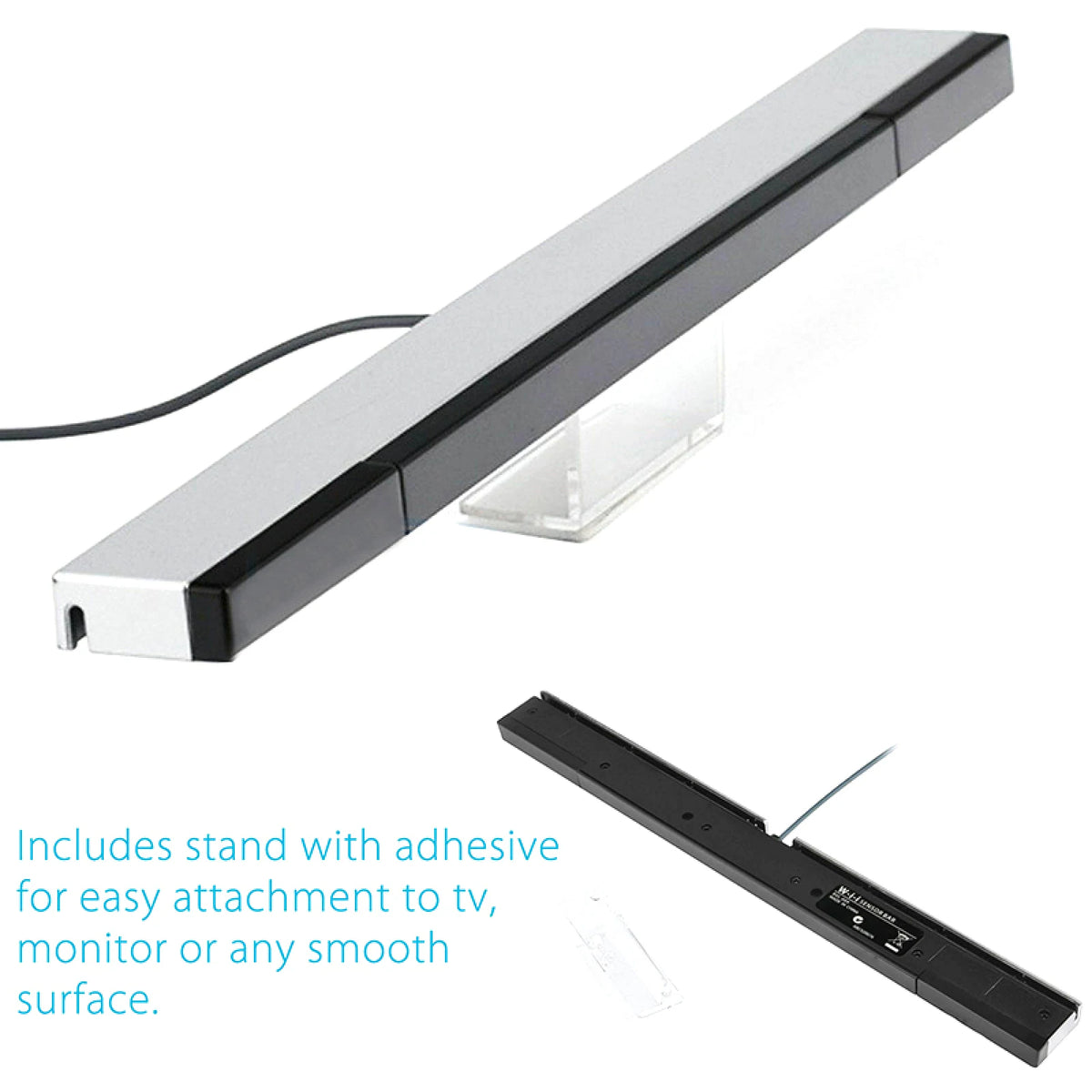 Plug & Play Wired Sensor Bar For Nintendo Wii & Wii U Controller Wired IR Infrared Ray Inductor Sensor Bar For Nintendo Game