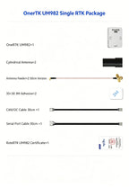 Zero One OneRTK UM982 Dual-Antenna Direction Finding RTK Module with Compass for Plant Protection & Mapping