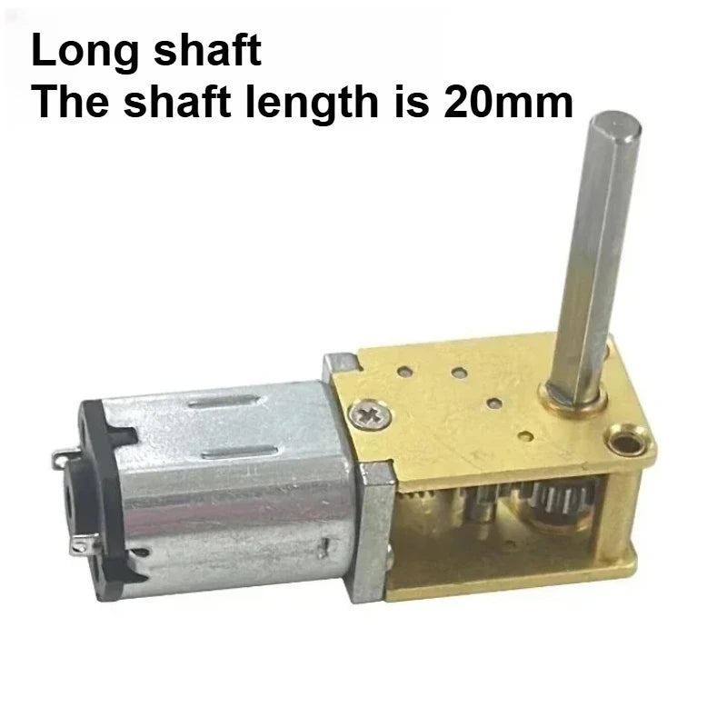 Micro Mini N20 Gear Motor DC 3V 6V 12V 4-381RPM High Torque Metal Electric Gear Reduction Motor Slow Speed Gear Motor Gearbox