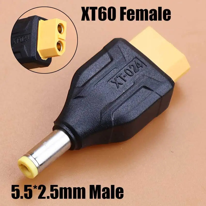 XT60 To USB Type C DC Power Connector Set XT60 Female To Type-C DC 5.5x2.1 5.5x2.5 Jack Charging Plug Adapter For UAV Laptops