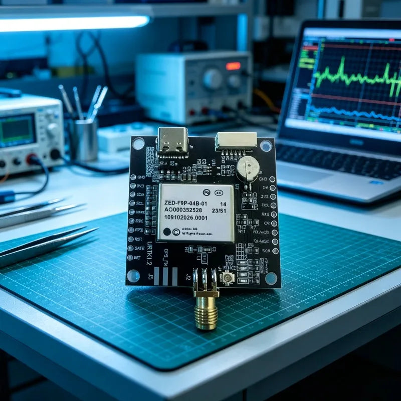 ZED‑F9P‑01B u‑blox F9K RTK GNSS Board Type‑C L1+L5 Centimeter Accuracy Differential Positioning Module