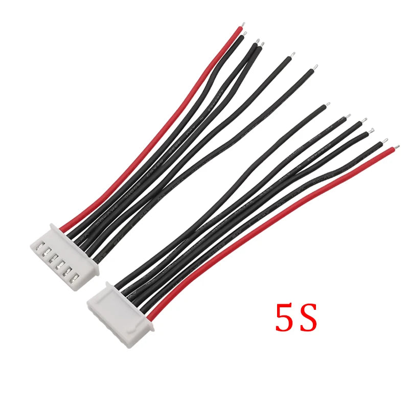 5Pcs 1S 2S 3S 4S 5S 6S 7S Lipo Battery Balance Charger Cable Wire IMAX B6 Balance Cable Connector 2.54mm JST-XH Cable for RC