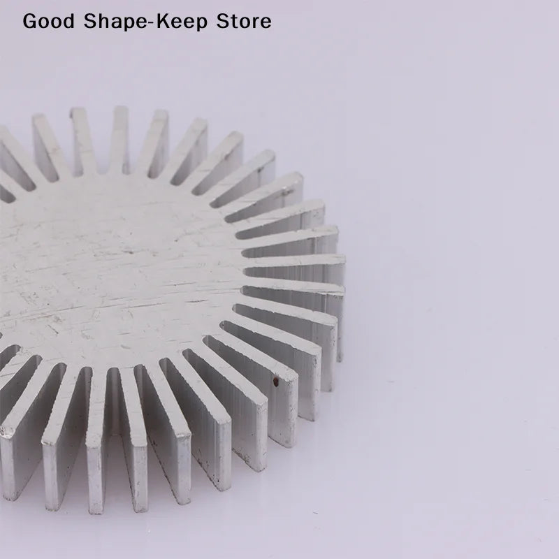 dailyAlloy Aluminum COB Radiator Diameter 50mm 3~7W High Power Led Heatsink Sunflower Solid Radiator Round Daily products