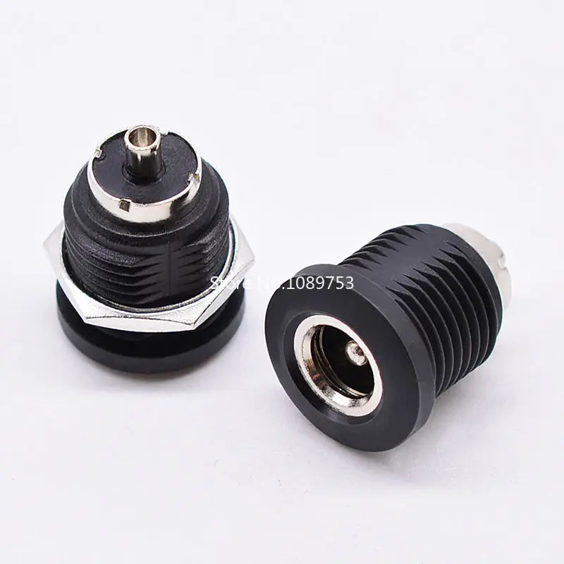 5/10Pcs DC Power Jack 5.5x2.5mm / 5.5x2.1mm Female Panel Mount Socket Connector, Large Current Charging Port for Electronics