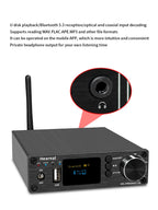 HiFi Bluetooth 5.3 Audio Receiver DAC Preamp with ESS9018K2M, 32bit/192kHz, Optical Coaxial Input, RCA/3.5mm Output