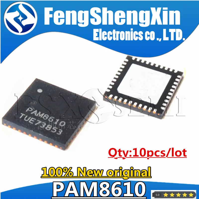 10pcs PAM8610 QFN40 Chips