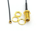 50pcs/100pcs/400pcs Brass SMA Female Nut Bulkhead to U.FL Ufl Female 1.13 Cable Pigtail