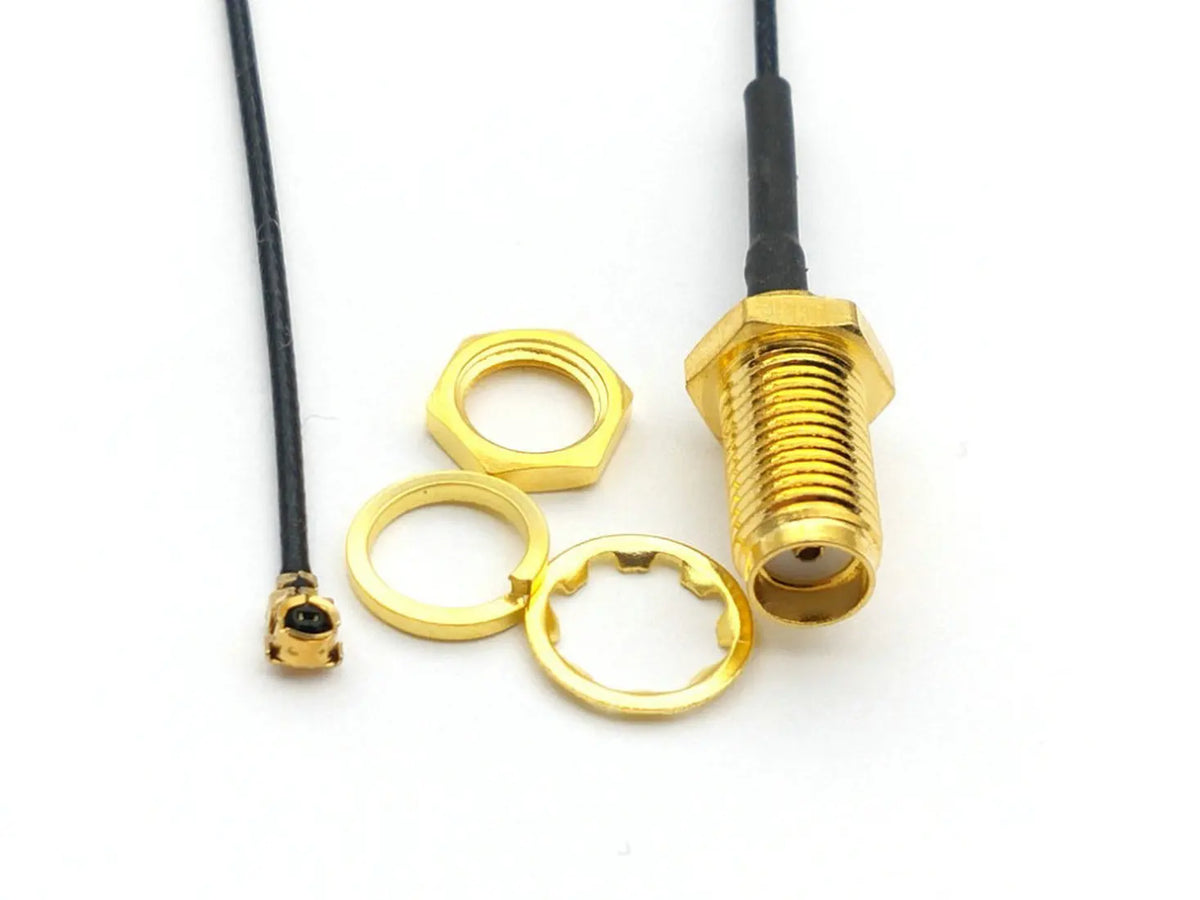 50pcs/100pcs/400pcs Brass SMA Female Nut Bulkhead to U.FL Ufl Female 1.13 Cable Pigtail