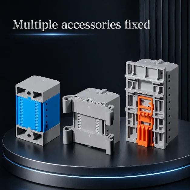 DIN Rail Terminal Block 1/5/10PCS 2.5mm2 Push In Quick Connect Electrical Wire Connector Modular Power Distribution Block