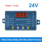 DC 5V 12V 24V 10A Adjustable Time Delay Relay Module 32 Modes LED Digital Timming Trigger Timer Control Switch Pulse Cycle