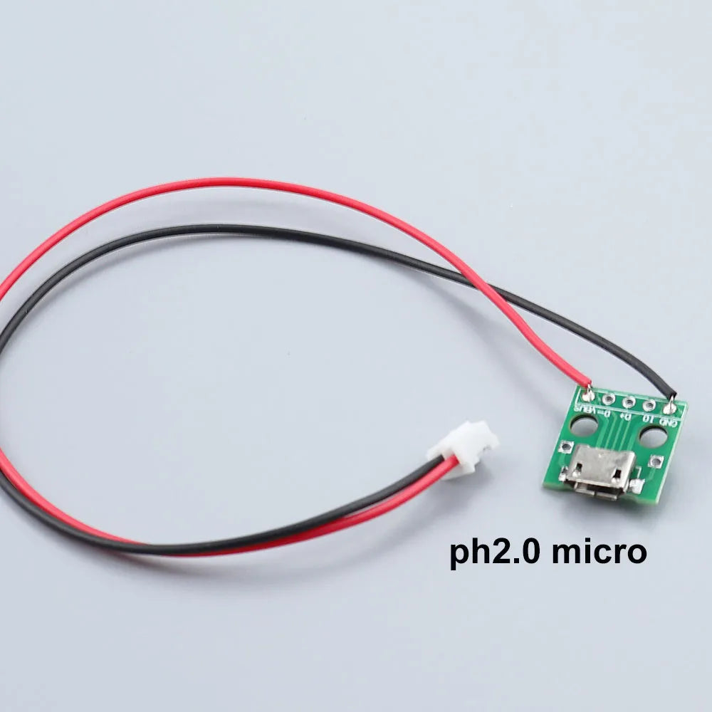 Type-c PCB with Cabel Converter Adapter Micro USB to DIP Female Connector Breakout Board Charging Cable Soldering Board Socket