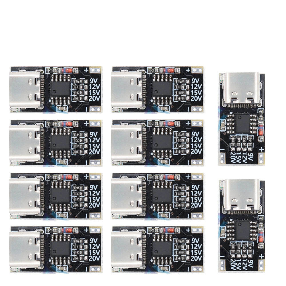 10PCS PD/QC/AFC TYPE-C Decoy Board USB Boost Module PD3.0 2.0 PPS/QC4+FCP AFC Type-c Trigger Polling Detector Power Fast Charge