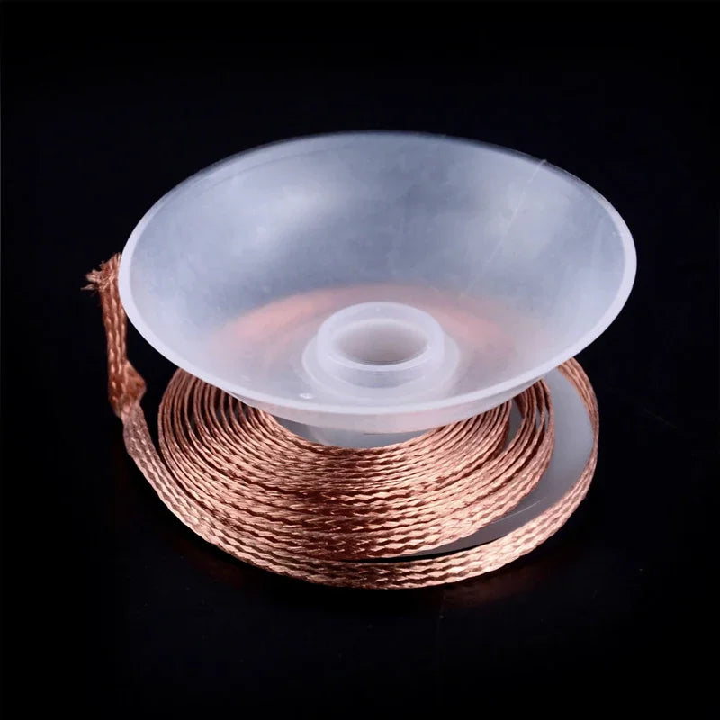 1.5M Length Welding Wires Desoldering Mesh Braid Tape Copper Welding Point Solder Remover Wire Repair Tool for Soldering