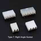 10Sets 4.2mm Pitch MOLEX Mini-Fit 5557/5559 Single Row 2/3/4/5/6P Male Female Housing Terminal Straight/Curved Needle Connector