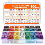 300/180pcs Car Blade Fuse Assortment Kit Auto Truck Automotive Medium Small Fuse Mixed Motorcycle Circuit Fuse With Box