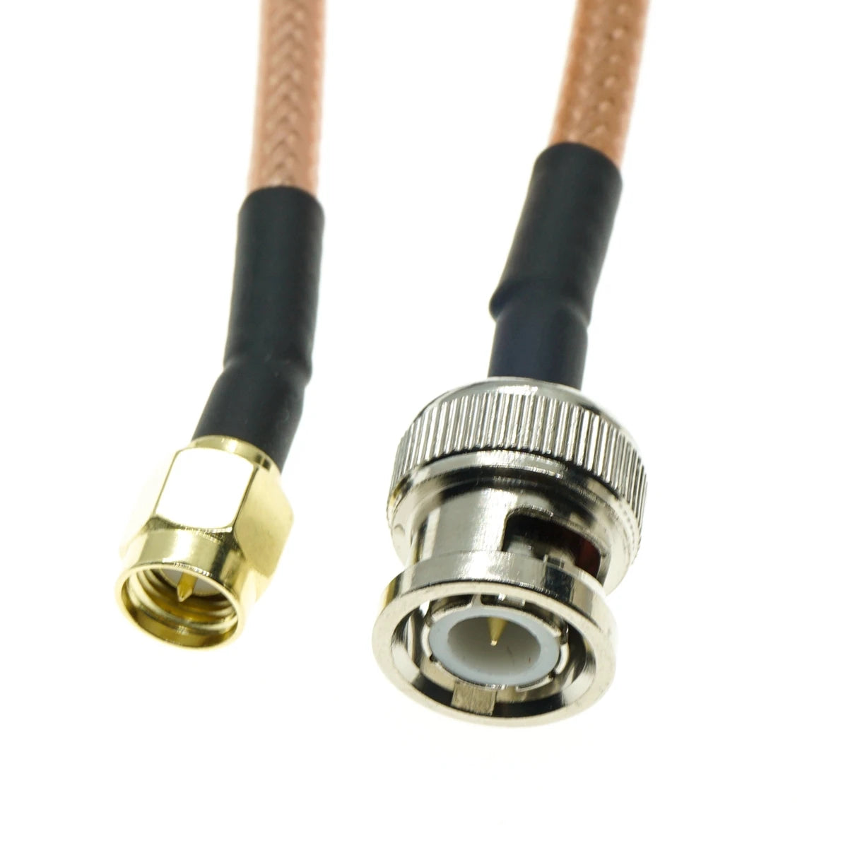 RG400 Cable SMA Male to BNC Male Plug Crimp Connector Lot RF Coax Pigtail Coaxial Jumper 50ohm Double Shield