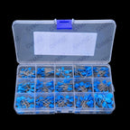 300PCS 0.56NF 2.2NF 15 Values 1NF 2.2NF 10NF 22NF 0.1nF-22nF High Voltage Ceramic Disc Capacitors 0.47NF 1KV 2KV 3KV