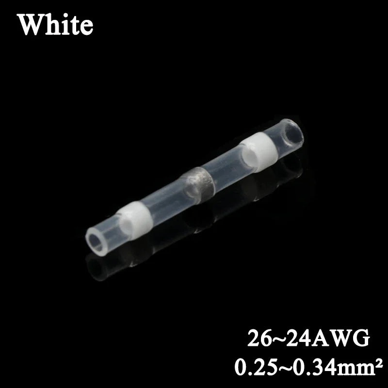 Solder Seal Wire Connectors 3:1 Shrinkage Rate Waterproof Electrical Cable Terminals Heat Shrink Tube Electrical Butt Splice