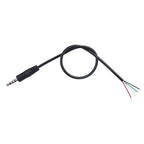 1/2/5Pcs 3.5mm Male Plug/Female Jack Mono/Stereo AUX 3/4Pole To Bare Wire Connector DIY Audio Headphone Repair Extension Cable