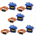 1/5/10 PCS SG90 9G Micro Servo Motor Control for RC Robot Arm Servomotor Toy Airplane Helicopter Aircraft Models 180°