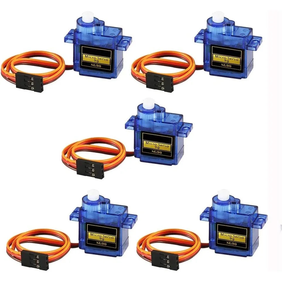 1/5/10 PCS SG90 9G Micro Servo Motor Control for RC Robot Arm Servomotor Toy Airplane Helicopter Aircraft Models 180°