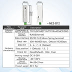 RS485 To Ethernet Serial Port Server COJXU NE2-D11 DC 8-28V TCP/UDP Modbus MQTT HTTP DNS FOTA Remote Up DIN Rail Installation