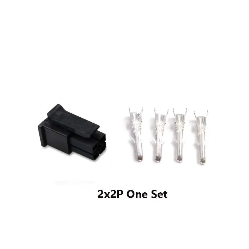 10sets Micro-Fit 3.0 Connector Receptacle Housing 2 4 6 8 10 12 14 16 18 24 Pin 3.0mm Male Housing + Crimp Terminal Molex 43025