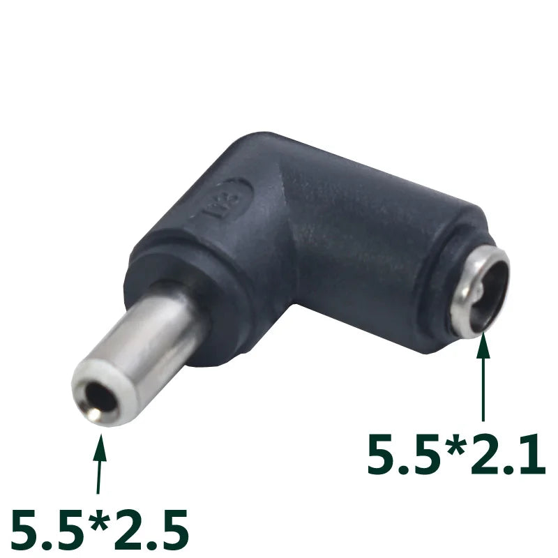 Common DC Power Male to Female 6.0*4.4 / 4.0x1.7 / 3.5*1.3 / 5.5*2.5 To 5.5*2.1 Plug Converter Notebook Laptop Adapter Connector